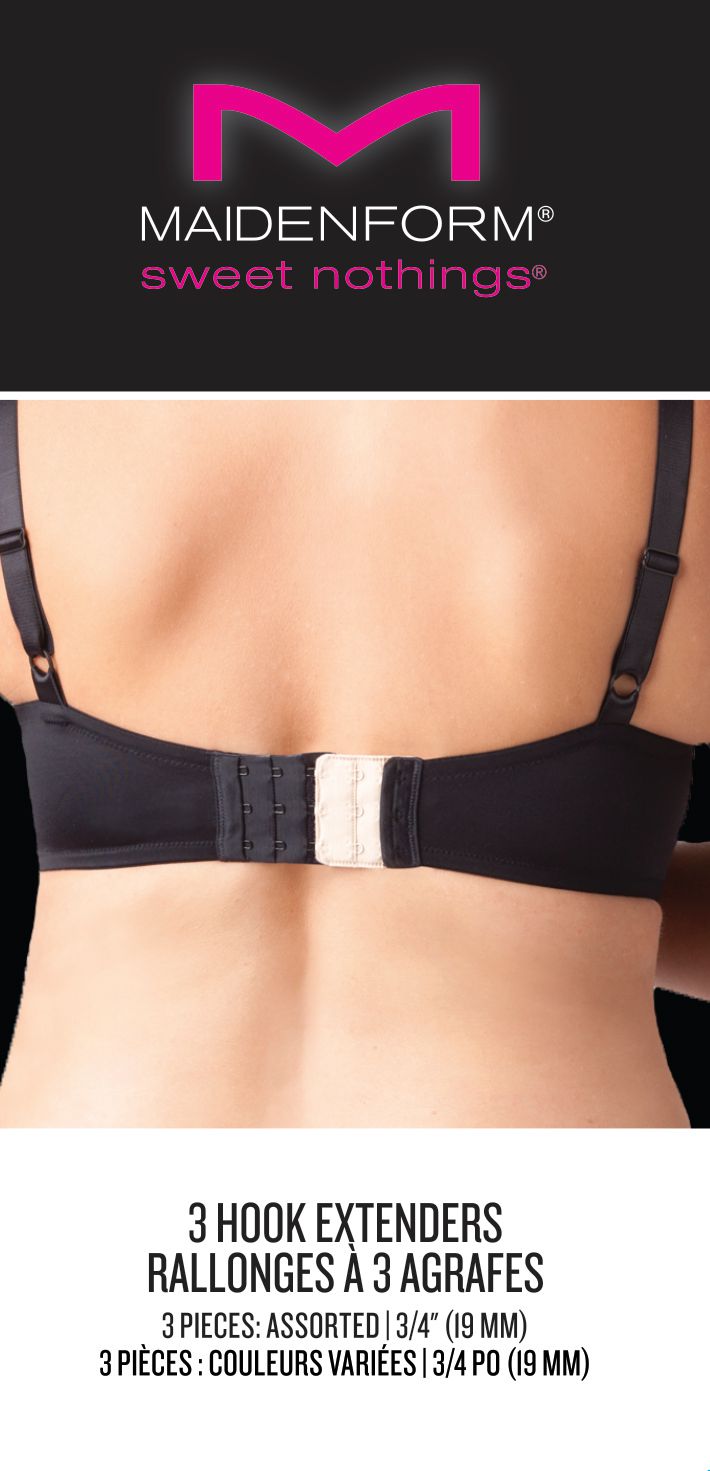 Maidenform Sweet Nothings 3 Hook Bra Extender, 3/4 (3 units), Delivery  Near You