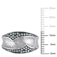 thumbnail image 3 of Miabella 1/4 Carat T.W. Diamond Two-Tone Sterling Silver Ring, 3 of 5