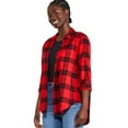thumbnail image 2 of George Women's Flannel Shirt, 2 of 6
