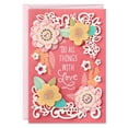 thumbnail image 1 of Hallmark Signature Birthday Card (Scattered Flowers), 1 of 6