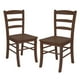 Winsome Table de salle à manger carrée 3 pièces Groveland avec 2 chaises – image 3 sur 5