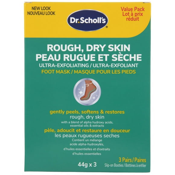 Dr. Scholl's ® Ultra Exfoliating Foot Mask 3-pack, 3 pairs