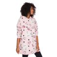 thumbnail image 2 of No Boundaries Women's Long Sleeve Plush Snuggie, 2 of 6