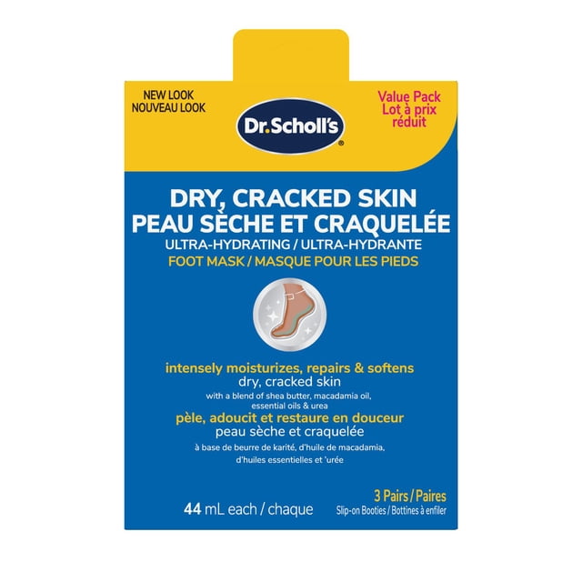Dr. Scholl's ® Ultra Hydrating Foot Mask, Pack of 3, 44 ml