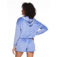 thumbnail image 3 of No Boundaries Women's Velour Hoodie, 3 of 6
