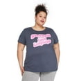 thumbnail image 1 of The Pink Closet Women's Plus Crew Neckline Tee, 1 of 3