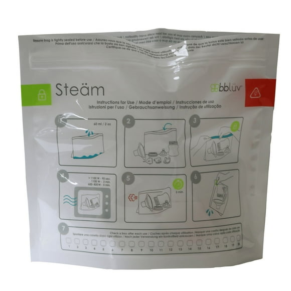 bblüv - Steäm - Microwave Quick-Steam Sterilizer Bags