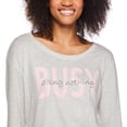 thumbnail image 4 of No Boundaries Women's Scoop Neckline Sleep Tee, 4 of 6