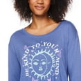 thumbnail image 4 of No Boundaries Women's Scoop Neckline Sleep Tee, 4 of 6