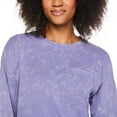 thumbnail image 4 of No Boundaries Women's Oversized Long Sleeve Tee, 4 of 6