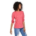 thumbnail image 2 of No Boundaries Women's Oversized Long Sleeve Tee, 2 of 6