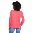 thumbnail image 3 of No Boundaries Women's Oversized Long Sleeve Tee, 3 of 6
