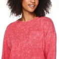thumbnail image 4 of No Boundaries Women's Oversized Long Sleeve Tee, 4 of 6