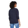 thumbnail image 3 of No Boundaries Women's Oversized Long Sleeve Tee, 3 of 6