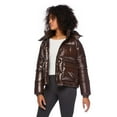 thumbnail image 2 of No Boundaries Women's Cropped Boxy Puffer Jacket, 2 of 6