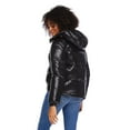 thumbnail image 3 of No Boundaries Women's Cropped Boxy Puffer Jacket, 3 of 6