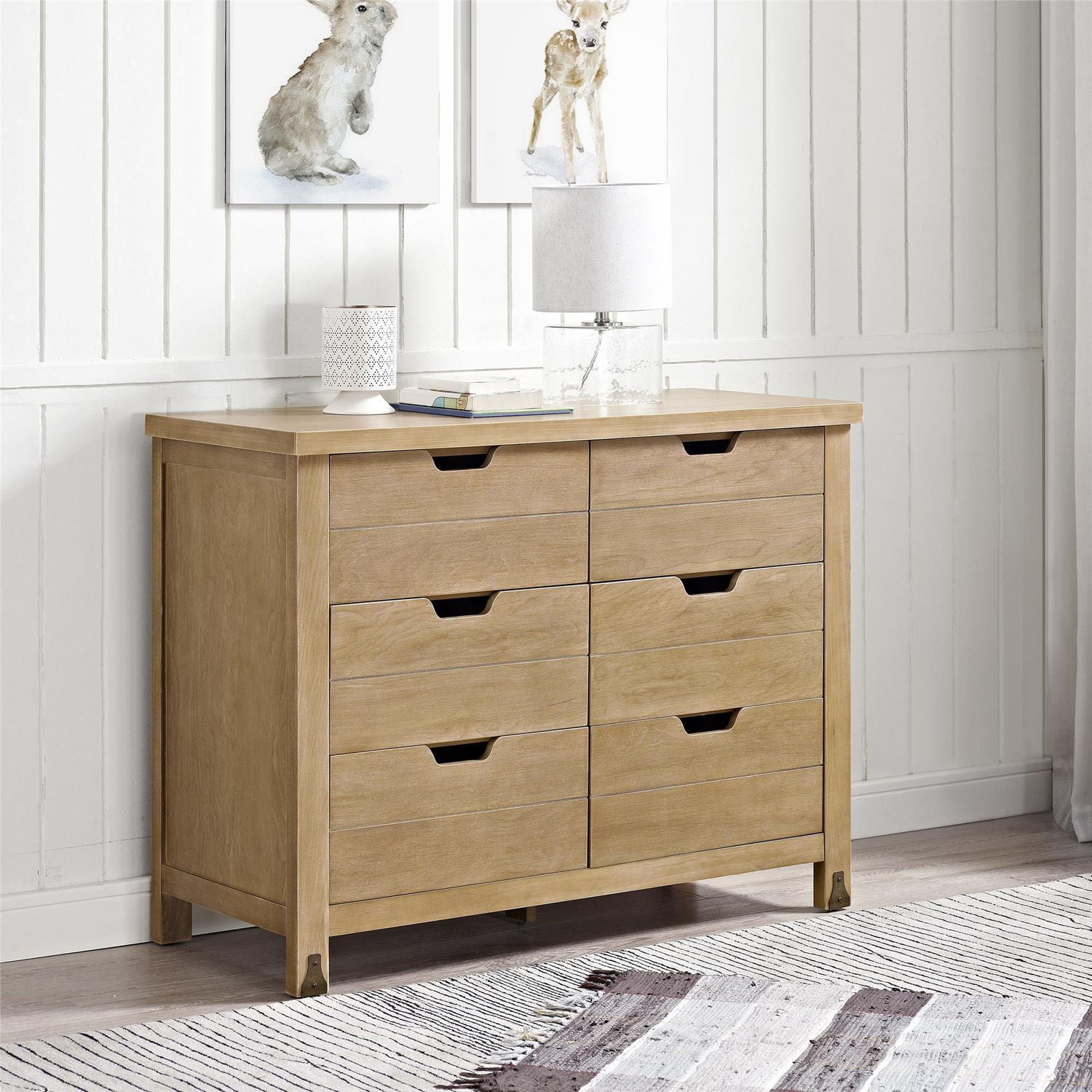 Natural wood 2024 dresser baby