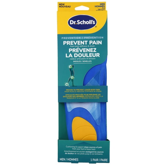Semelles protectrices Prévenir la douleur Dr Scholl’s®, Tailles pour hommes 8-14