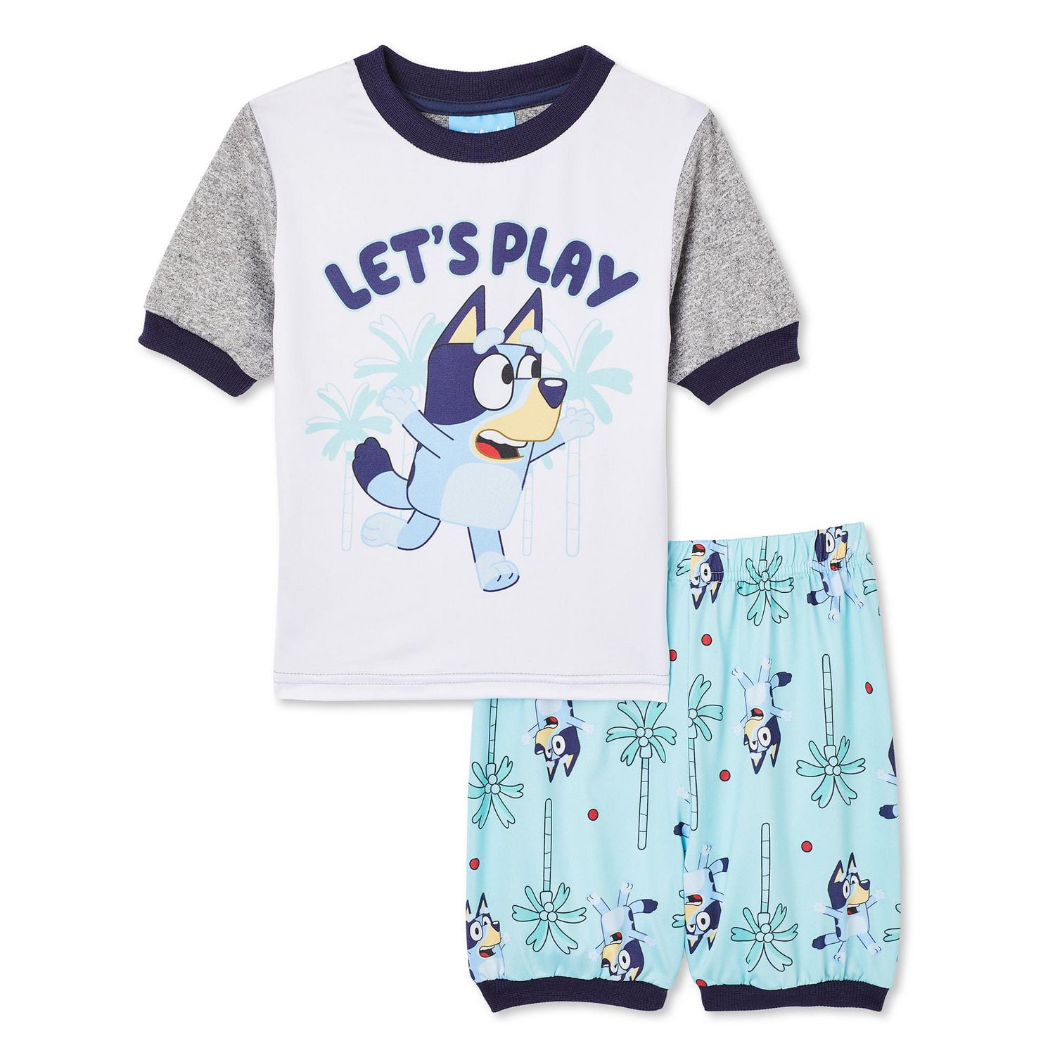 Bluey Toddler Boys Pajama 2 Piece Set Walmart