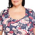 thumbnail image 4 of Iyla Plus Women's Crew Neckline Tee, 4 of 6