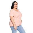 thumbnail image 2 of Iyla Plus Women's Crew Neckline Tee, 2 of 6