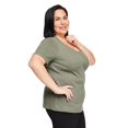 thumbnail image 2 of Iyla Plus Women's Crew Neckline Tee, 2 of 6