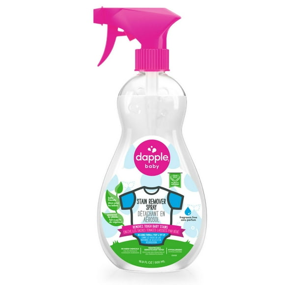 Dapple® Baby Stain Remover Spray, Fragrance Free 500ml, Tough & Gentle on baby stains