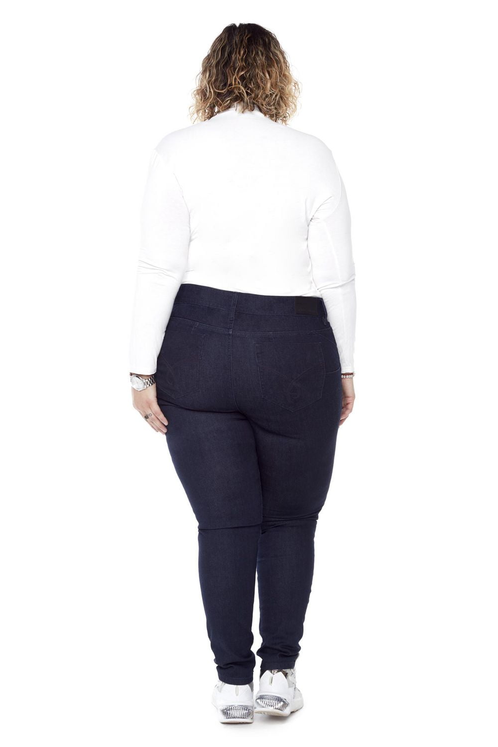 Frankie & Stella ™ Jambe étroite PLUS - Bleu Foncé 16W - 26W