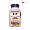 thumbnail image 2 of Webber Naturals Vitamine B12 libération lente 1 200 mcg, 2 of 10