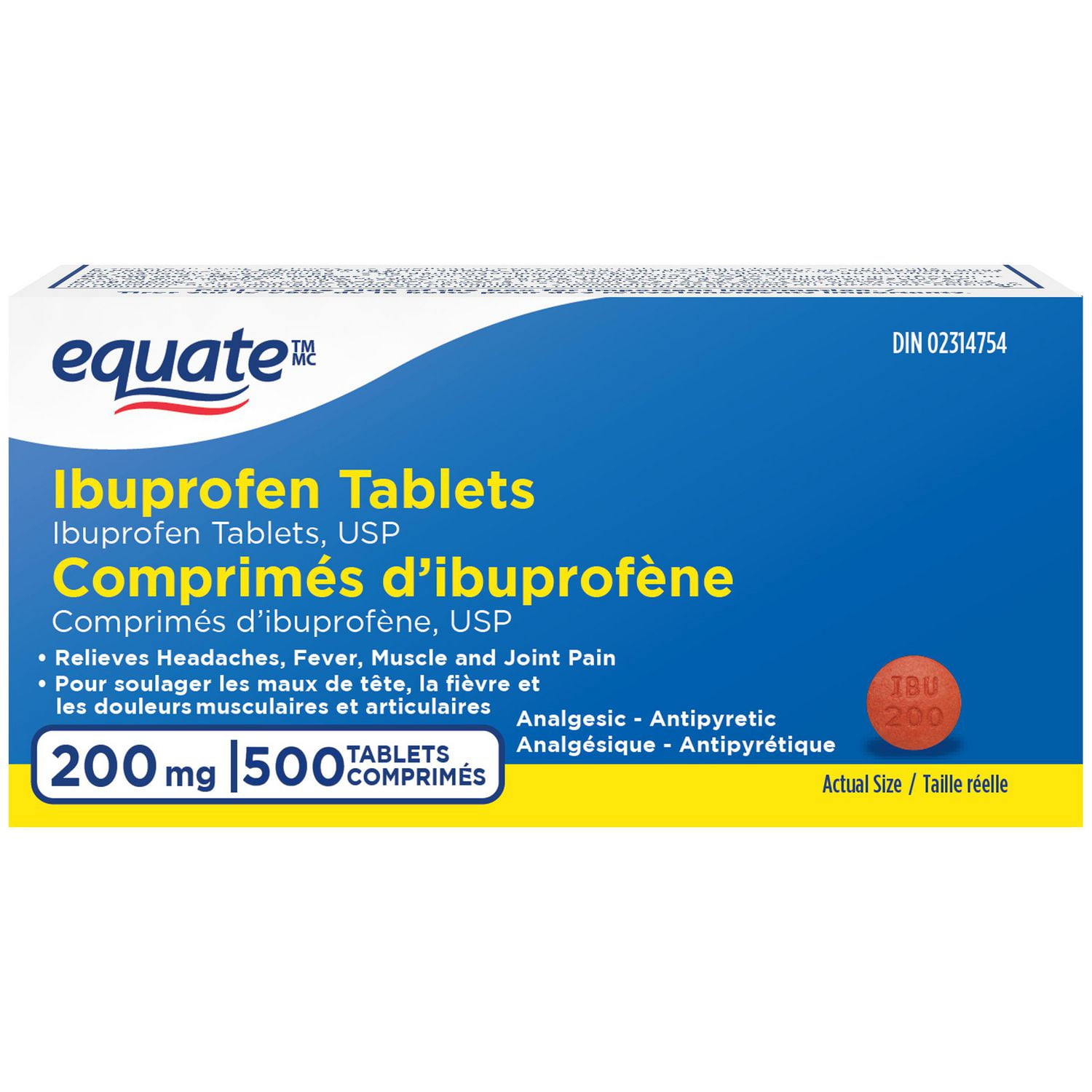 Ibuprofen Tablets, USP, 200 mg, 500 tablets