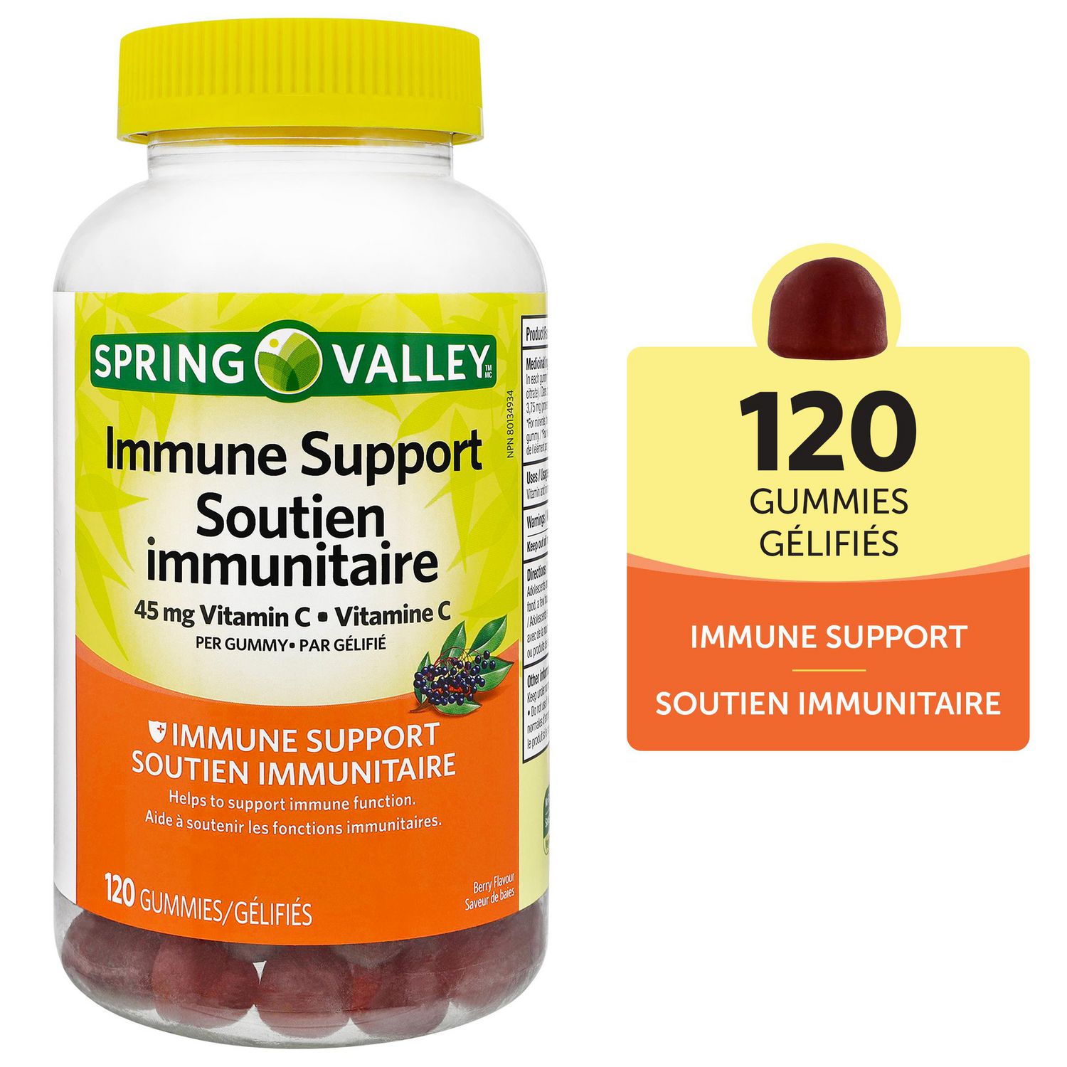 Spring Valley Immune Support, 45 mcg Vitamin C
