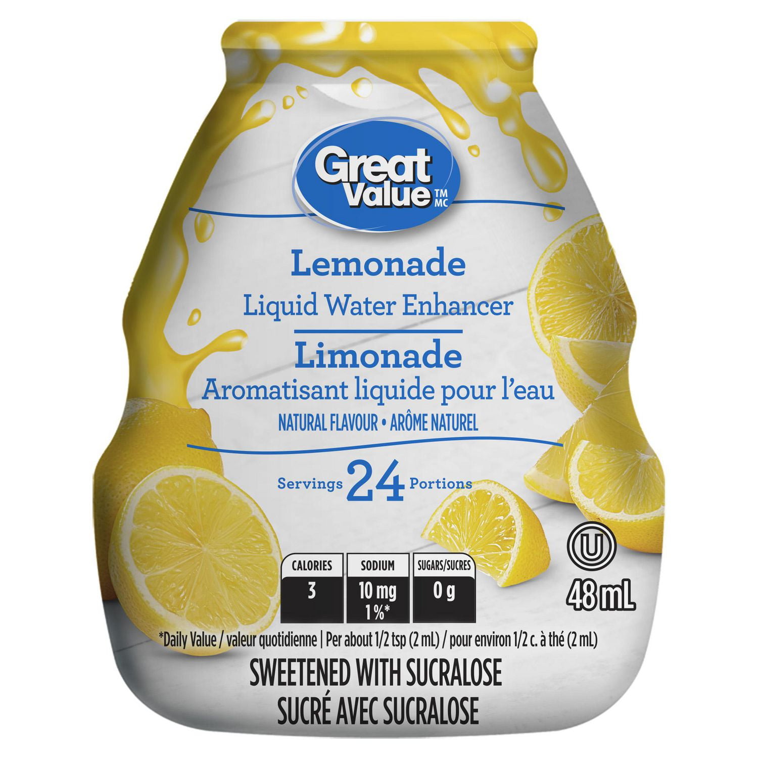 Great Value Lemonade Liquid Water Enhancer Walmart Canada