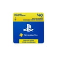 thumbnail image 1 of $40 PlayStation Plus – Wallet Funds [Digital Code], 1 of 7
