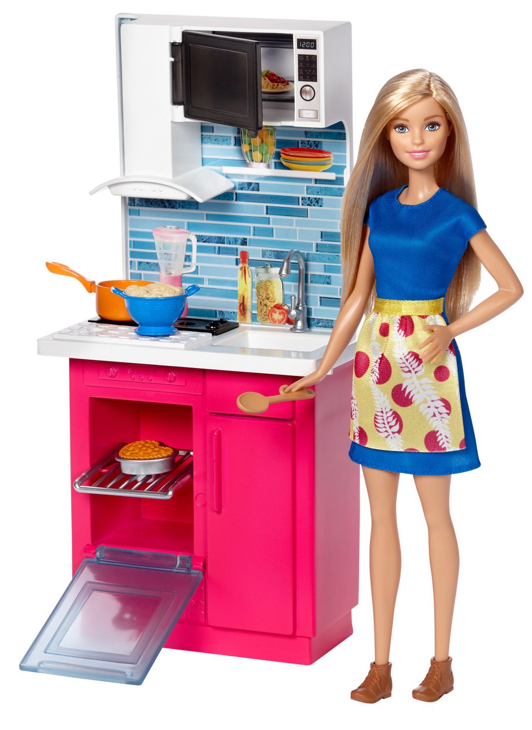 barbie barbie kitchen set
