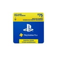 thumbnail image 1 of $75 PlayStation Plus – Wallet Funds [Digital Code], 1 of 7