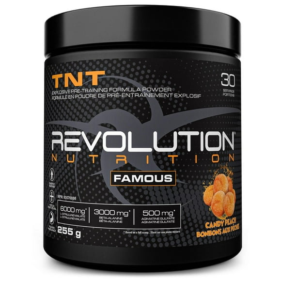 TNT Candy Peach, TNT is an intense pre-training formula