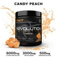 thumbnail image 2 of Revolution Nutrition, TNT, Pre Workout Powder, Citrulline Malate 2 to 1, Pumps & Strength, Hyper Concentrate, Extreme Intensity, Beta Alanine, Caffeine, Agmatine Sulfate, For Men & Women, 255g, Candy Peach (30 Servings), 2 of 6