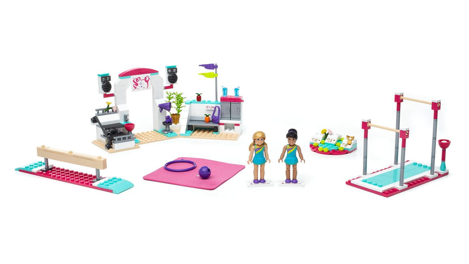 Mega Construx American Girl Mckenna s Gym Building Set Walmart