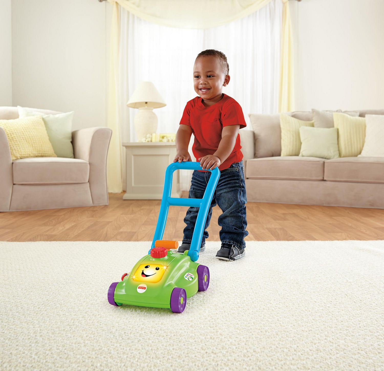 Fisher price laugh and learn lawn mower online