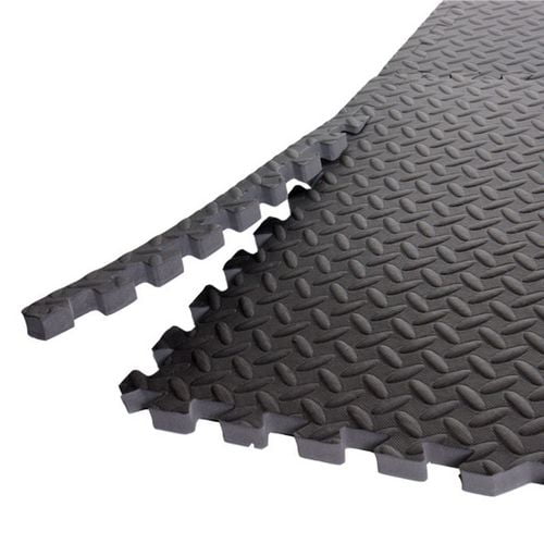 Balancefrom Vinyl 4-ft x 10-ft Equipment Mat in the Exercise Equipment Mats  department at