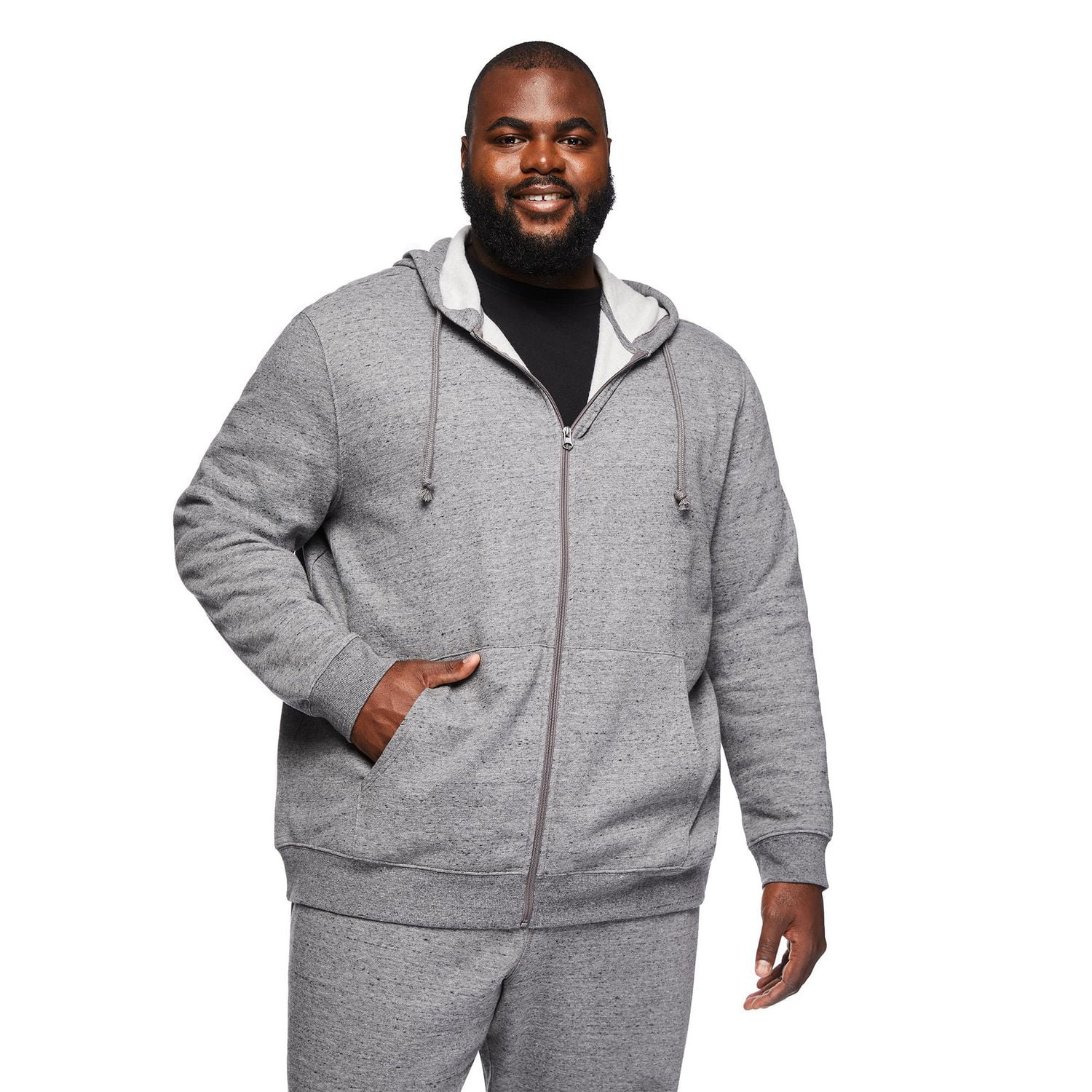 George Big Men's Full-Zip Hoodie