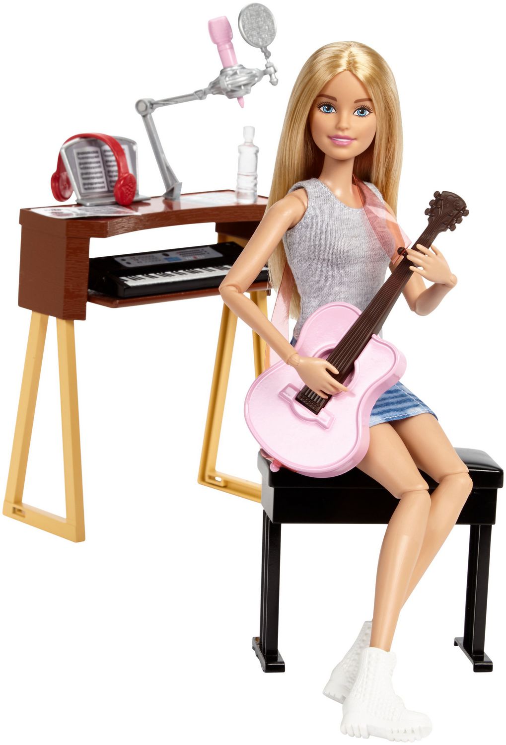 Barbie piano set online