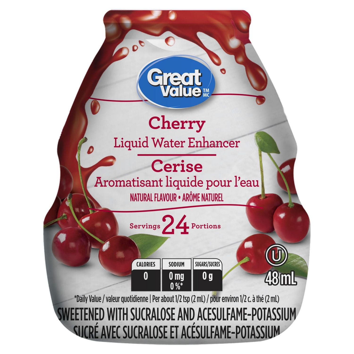 Great Value Cherry Liquid Water Enhancer Walmart Canada