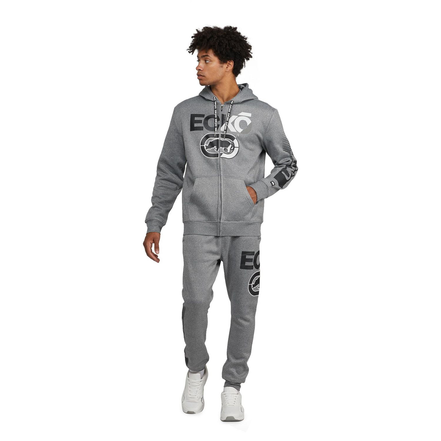 Ecko Men’s Final Score Zip-Up Fleece Hoodie