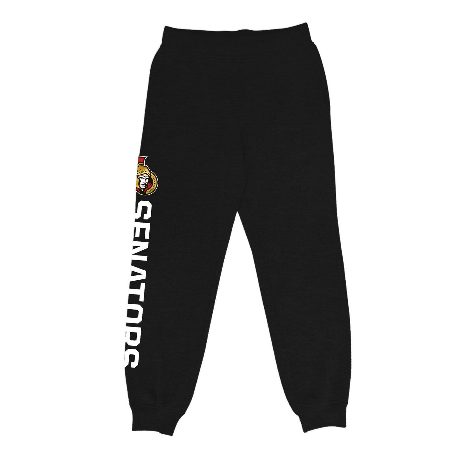 NHL Mens Ottawa Senators Side Printed Jogger Sweat Pants