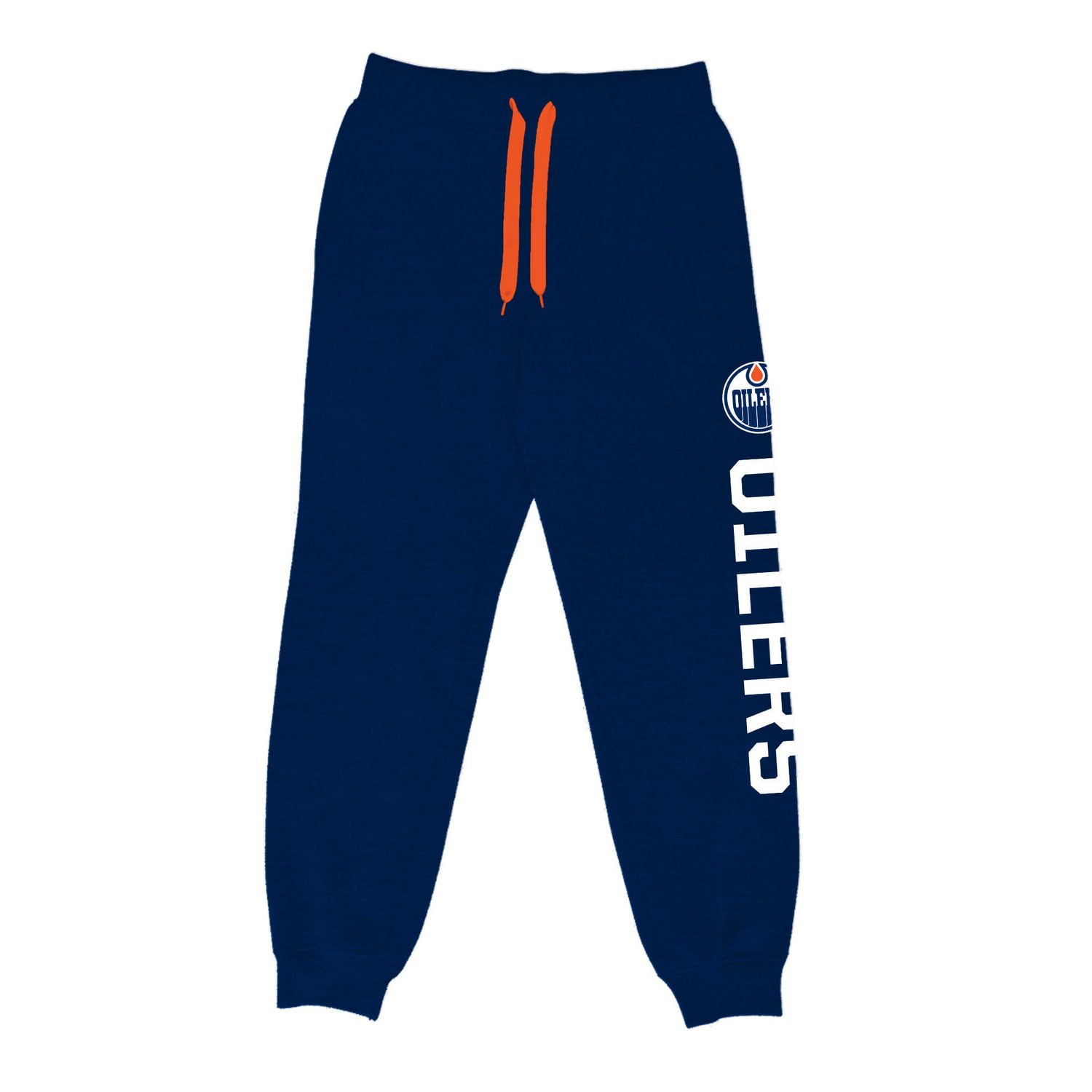 NHL Mens Edmonton Oilers Side Printed Jogger Sweat Pants