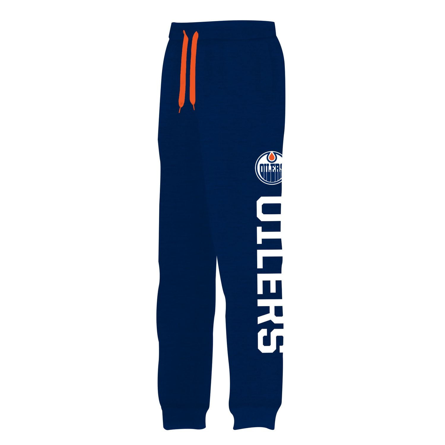 NHL Mens Edmonton Oilers Side Printed Jogger Sweat Pants