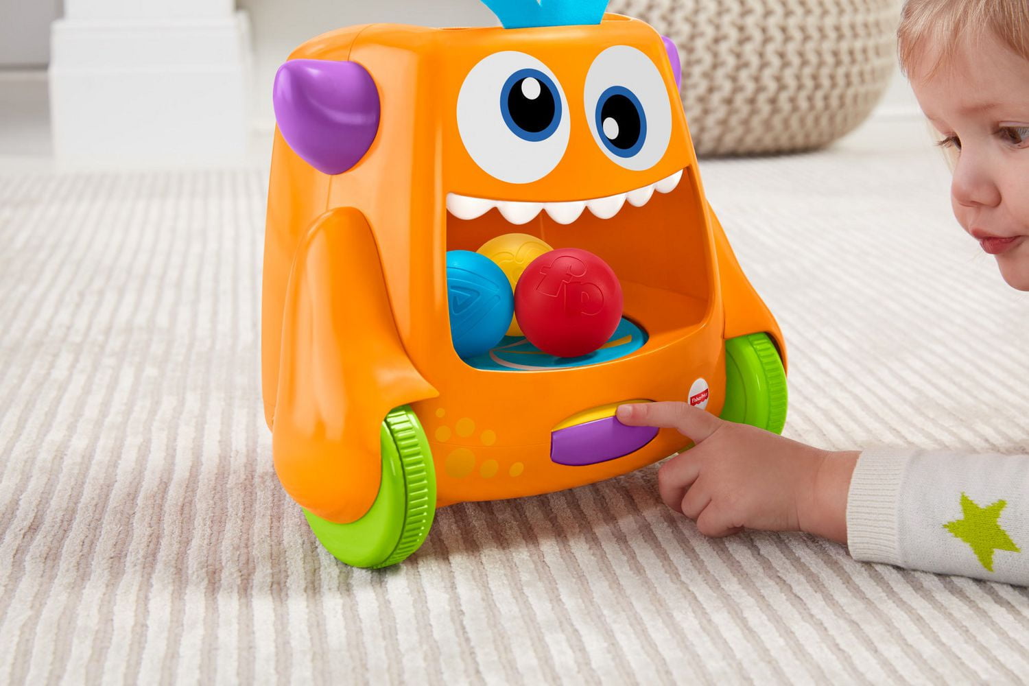 Fisher price spin and crawl clearance monster