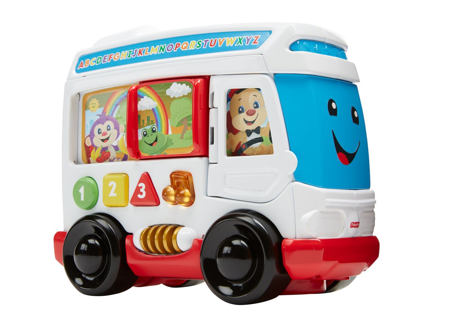 Fisher price laugh store and learn bus