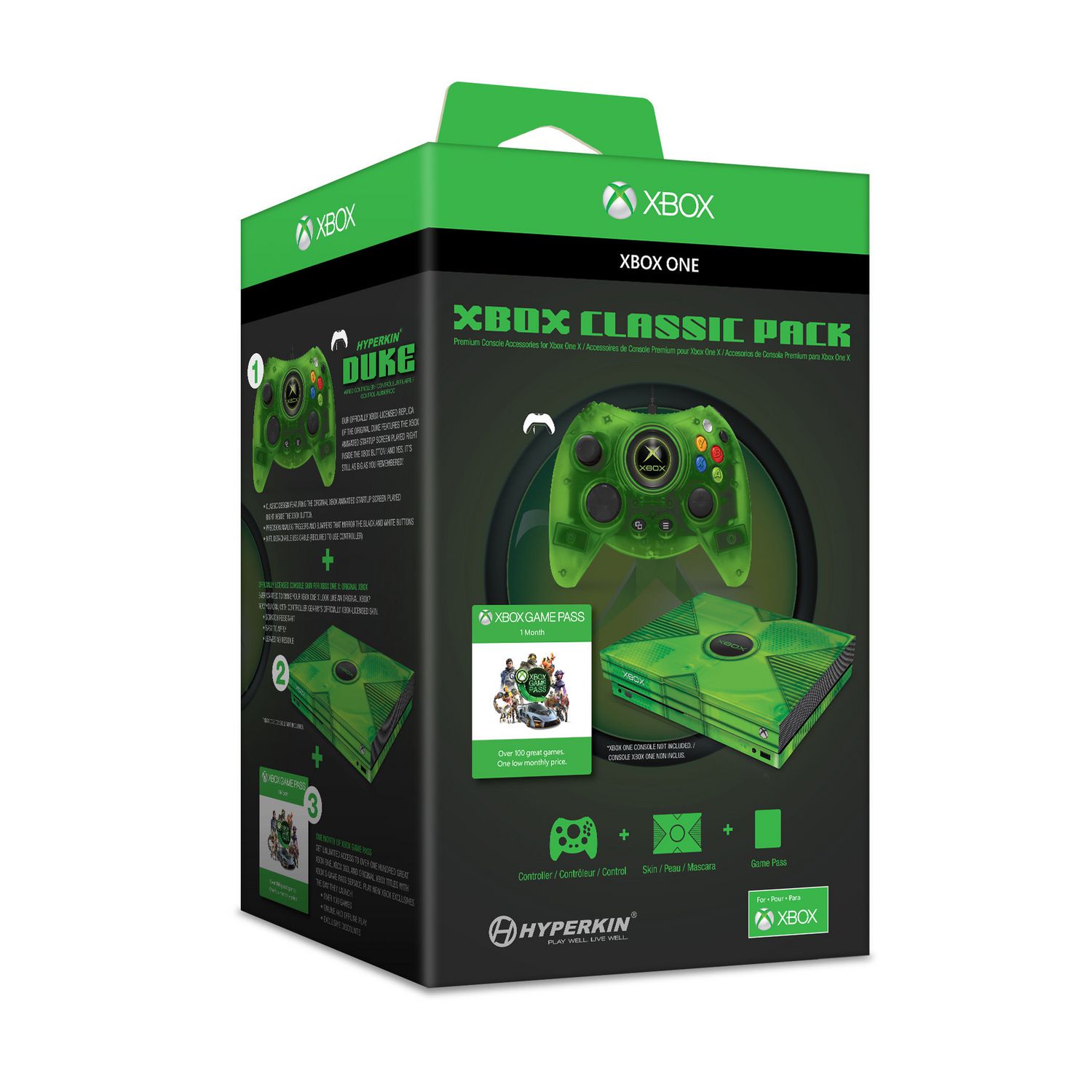 hyperkin xbox classic pack for xbox one x
